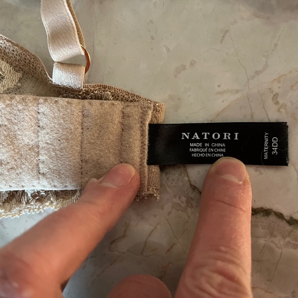 Natori Nude Feathers Nursing Bra 34DD - Picture 2 of 4